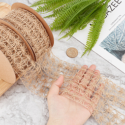 Плетеная лента из мешковины OCOR-WH0070-50