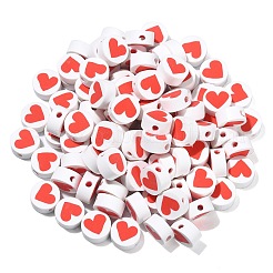 100шт бусины из полимерной глины ручной работы&nbsp;PORC-CJ0001-70