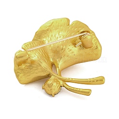 Женская брошь в виде листьев гинкго из сплава&nbsp;JEWB-M045-07G