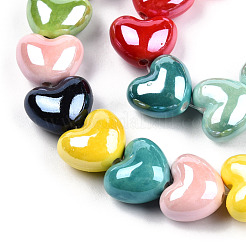 Фарфора ручной работы шарик нити PORC-N007-26