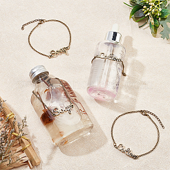 8шт. набор из 2 браслетов из сплава со словами «лосьон и мыло» BJEW-OC0001-07AB