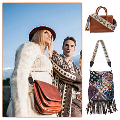 Регулируемые лямки из полиэстера в богемном стиле&nbsp;FIND-WH0418-24KCG-02