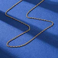 Ожерелья из цепочек из нержавеющей стали 304 толщиной 1.5 мм NJEW-T016-23G