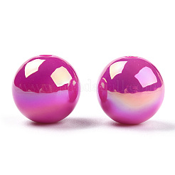 УФ-покрытие радужными переливающимися акриловыми бусинами&nbsp;PACR-D070-01M