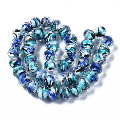 Бусы лэмпворк ручной работы LAMP-T007-14A