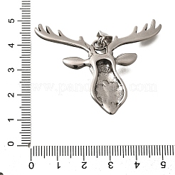 Синтетический бирюзовые большие кулоны&nbsp;STAS-A109-01AS