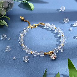 1 нить синтетических кварцевых бусин&nbsp;G-OC0002-94