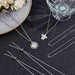 Изготовление ожерелья-слайдера из нержавеющей стали 304&nbsp;NJEW-SC0001-09