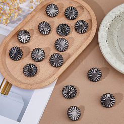 20 шт. пуговицы из цинкового сплава с 1 отверстиями&nbsp;FIND-FH0012-17B