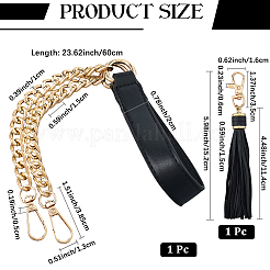 1 шт. цепочка для сумки из искусственной кожи&nbsp;FIND-CL0001-15B