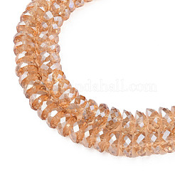 Гальванизируйте прозрачное стекло бисер нитей&nbsp;EGLA-N002-37-F02