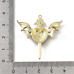 Подвески из сплава с черной эмалью в готическом стиле PALLOY-R157-06G-05B