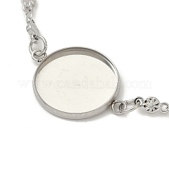 Изготовление браслета из звеньевой цепи из нержавеющей стали 304 STAS-K252-20A-P