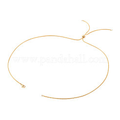 Регулируемые ожерелья из нержавеющей стали 304&nbsp;NJEW-CJ0001-01G