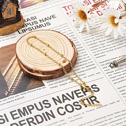 304 изготовление браслета из нержавеющей стали с цепочкой-сателлитом STAS-CJ0001-132G