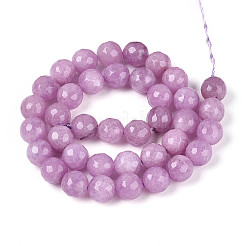 Натуральный белый нефритовый шарик нити&nbsp;G-R346-10mm-12