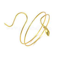 Браслеты-манжеты из сплава на плечо для женщин&nbsp;LS-BJEW-U037-01A-G