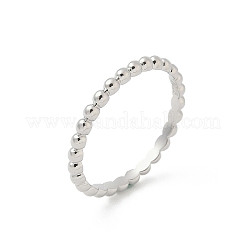 925 серебряное кольцо с серебряным обручем RJEW-P164-01B-P