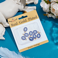 Кулоны с эмалью из латуни&nbsp;KK-BBC0017-65