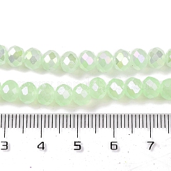 Запекание гальванических нитей стеклянных бусин DGLA-A039-J10mm-B17