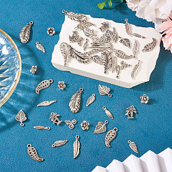 100шт 10 стиля подвески из сплава в тибетском стиле&nbsp;TIBE-TA0001-34