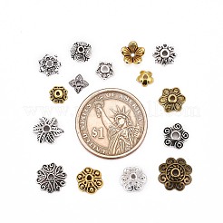 Тибетском стиле сплав шарик крышки TIBE-MSMC004-M