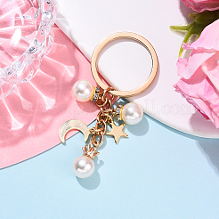 Брелки из искусственного жемчуга из АБС-пластика&nbsp;KEYC-YW00215