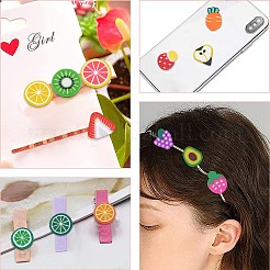 200шт бусины из полимерной глины ручной работы&nbsp;CLAY-CJ0001-87