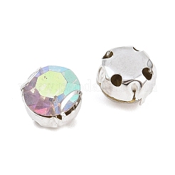 Плоские круглые пришивные бусины-монти со стразами STAS-B107-01D-02S