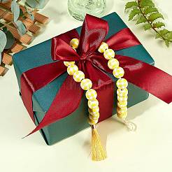 50шт натуральные деревянные бусины с рисунком тартан&nbsp;DIY-SZ0003-11C