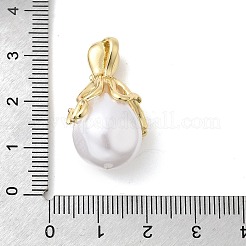 Латунные микро проложить кубического циркония подвески KK-H529-45G