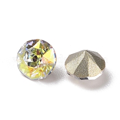 Стеклянные кабошоны со стразами в стиле AB RGLA-J014-A-001LA