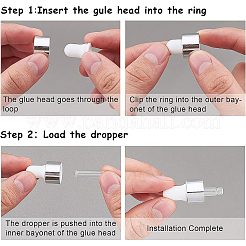 Стеклянные бутылки-капельницы MRMJ-BC0002-24