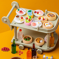 Мини-украшение дисплея из смолы&nbsp;RESI-WH0036-17