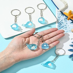 6шт брелок из светящейся смолы KEYC-FS00020