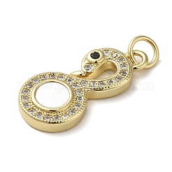 Латунные микро проложить кубического циркония подвески KK-Q808-22G