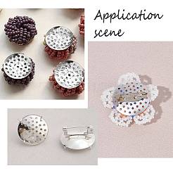 Латунное пальцевое кольцо / брошь KK-SC0002-65