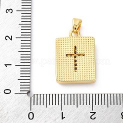 Латунные микро проложить кубического циркония подвески KK-S510-42G-01