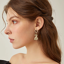 20 шт. латунные серьги-гвоздики&nbsp;MAK-BBC0001-26