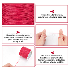 1 рулон круглых вощеных полиэфирных шнуров&nbsp;YC-PH0002-44C