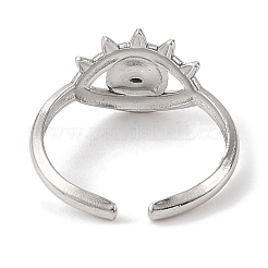 Кольца из натурального окрашенного и нагретого черного агата&nbsp;RJEW-F166-56P