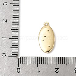 Латунные микро проложить кубического циркония подвески&nbsp;KK-H521-04B-G