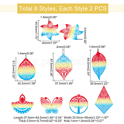 16 шт. 8 подвески из нержавеющей стали 430&nbsp;STAS-DC0005-15