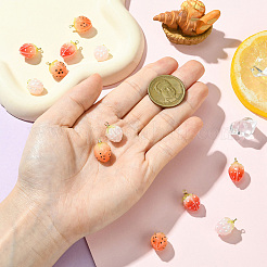 12 шт. 3-х цветные термоусадочные пластиковые эмалевые подвески&nbsp;KY-CJ0002-12