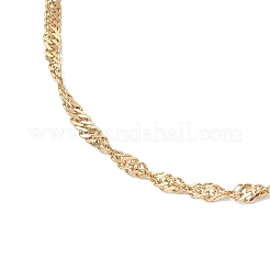 Изготовление браслета-цепочки из сингапурской нержавеющей стали 304&nbsp;AJEW-JB01345-02