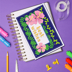 Углеродистая сталь разрезает трафареты DIY-WH0309-1681