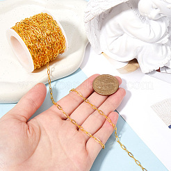 10 м латунные цепочки из скрепок&nbsp;CHC-SP0001-02G