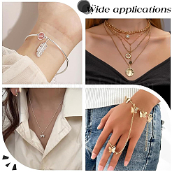 160 шт. 2-х цветные латунные разъемные кольца&nbsp;KK-BBC0023-08A