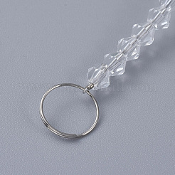 Граненый хрустальный шар люстра Suncatchers призмы AJEW-G025-A06