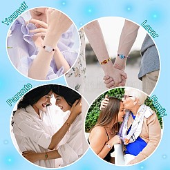 12шт регулируемый плетеный нейлоновый шнур макраме мешочек изготовление браслета&nbsp;AJEW-SW00010-04